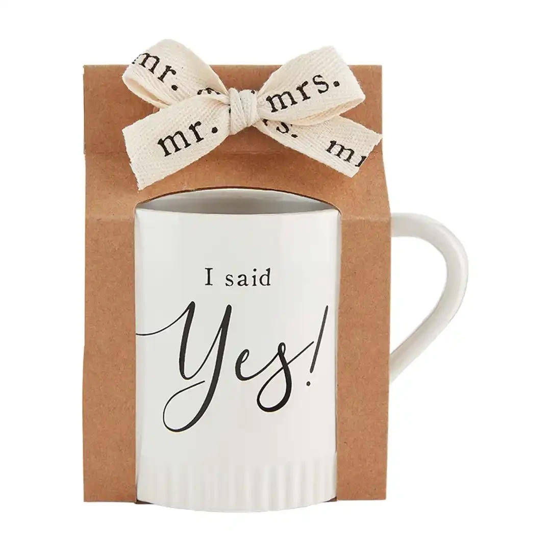 Wedding Mug Engaged Said Yes