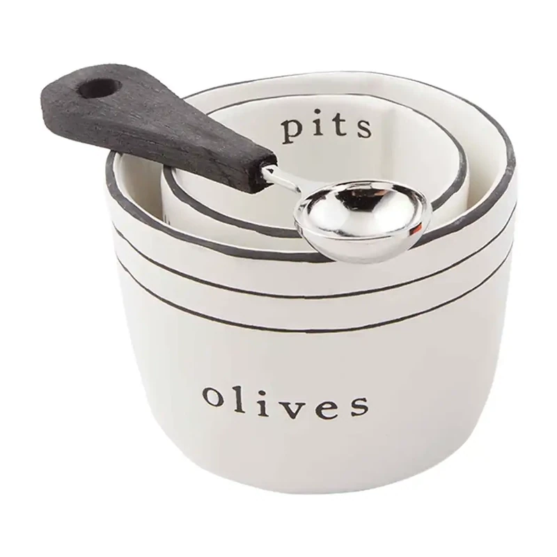 Circa Cant Olive Pit Bowl Set