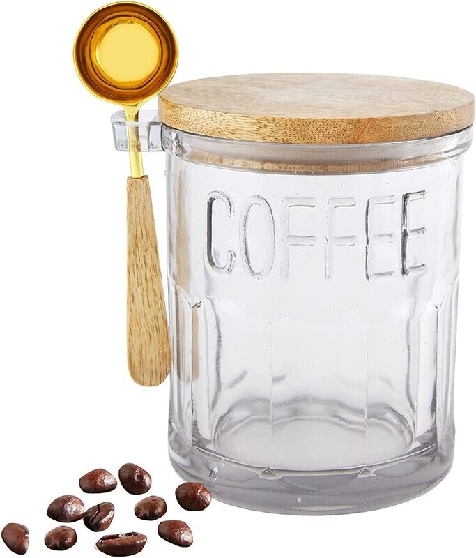 Circa Coffee Glass Canister Set