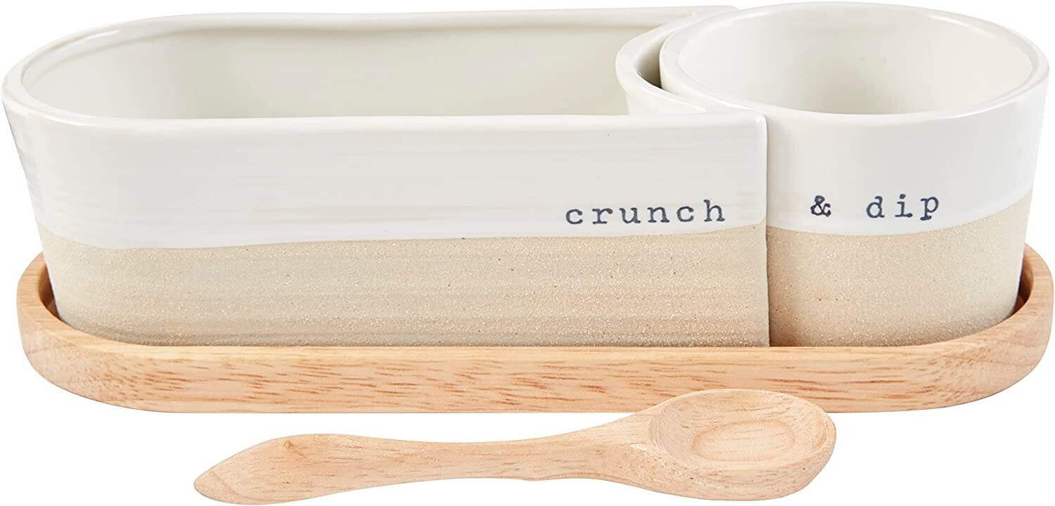 Stoneware Farm Sectioned Server