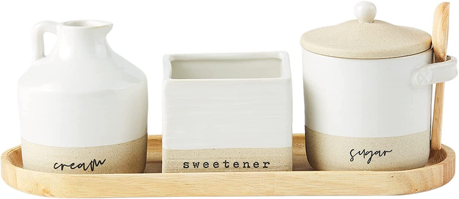 Stoneware Farm Cream N Sugar Set
