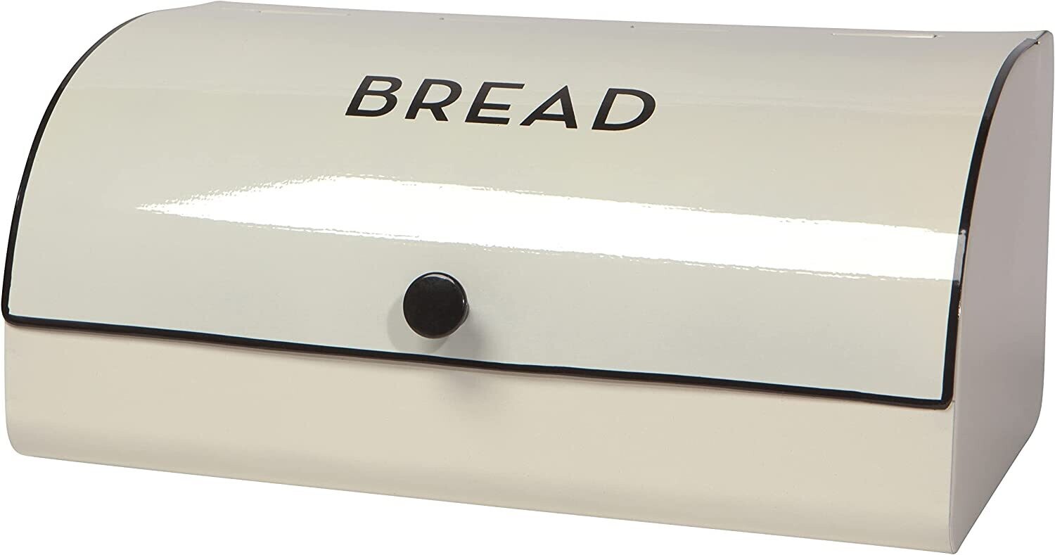 Bread Bin Rounded Ivory