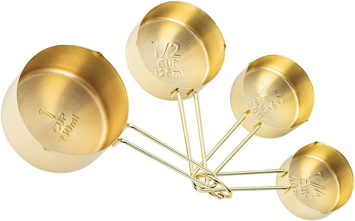 Measuring Cups Gold