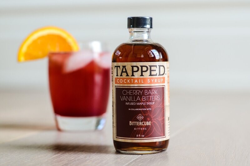 Syrup Cocktail Cherry Bark Vanilla Bitters