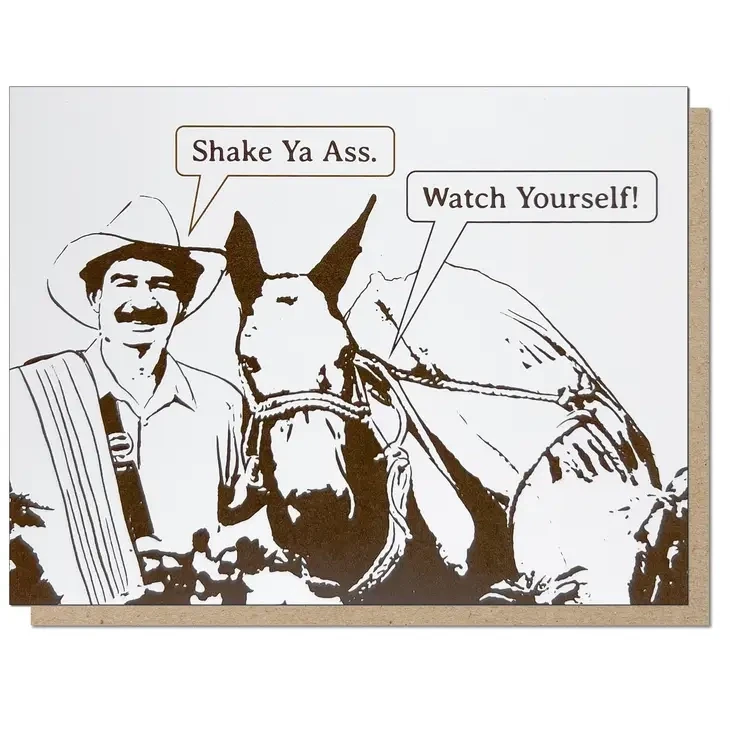 Funny Card | Shake Ya Ass