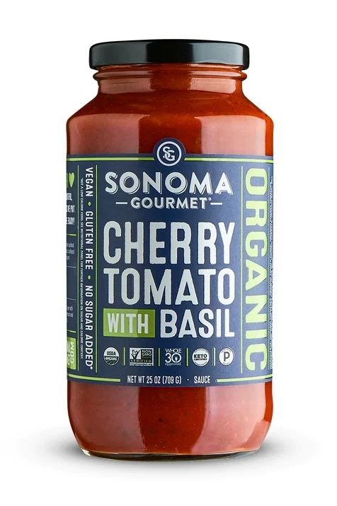 Sauce Cherry Tomato W Basil Qt
