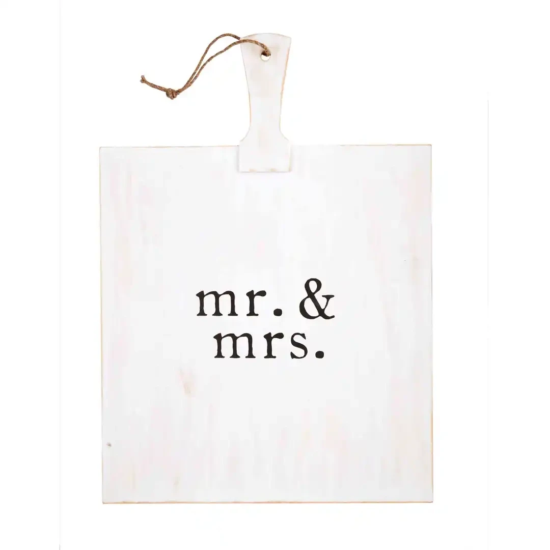 Wedding Mr N Mrs Square Board