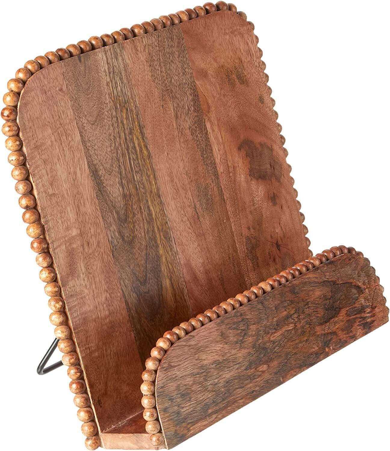 Beaded Wood Cookbook Holder