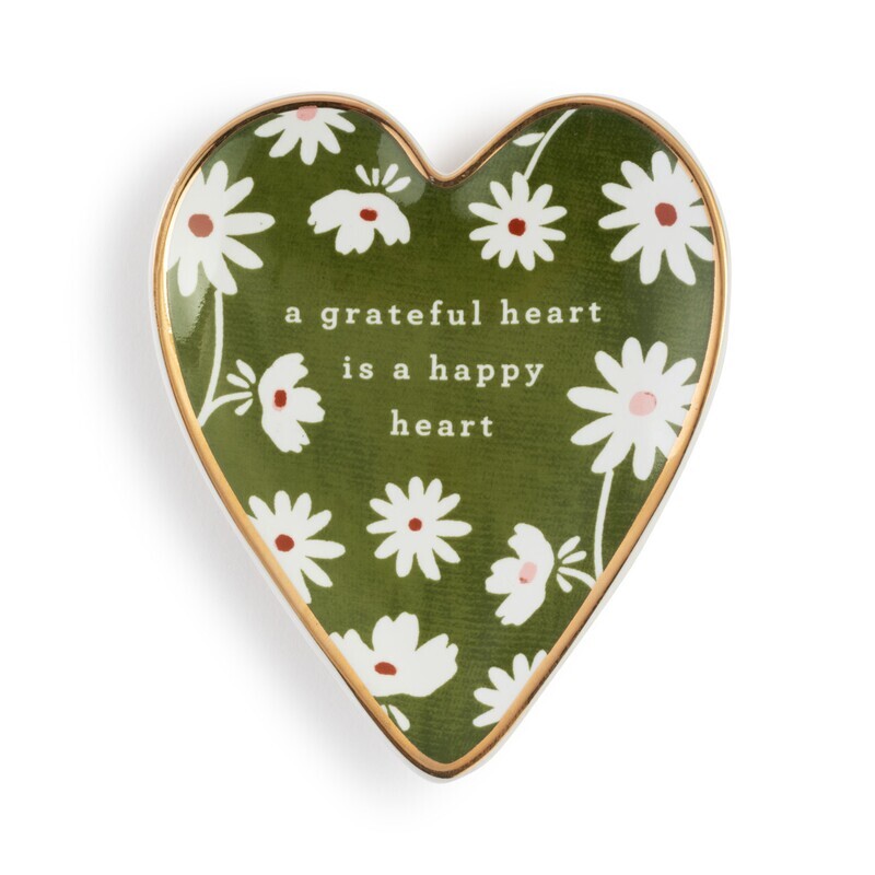 Trinket Dish Grateful Art Heart