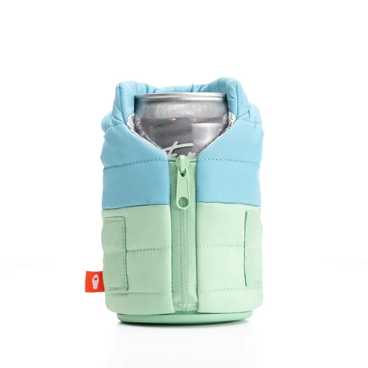 Coozie Puffy Vest Seamfoam Crater Blue