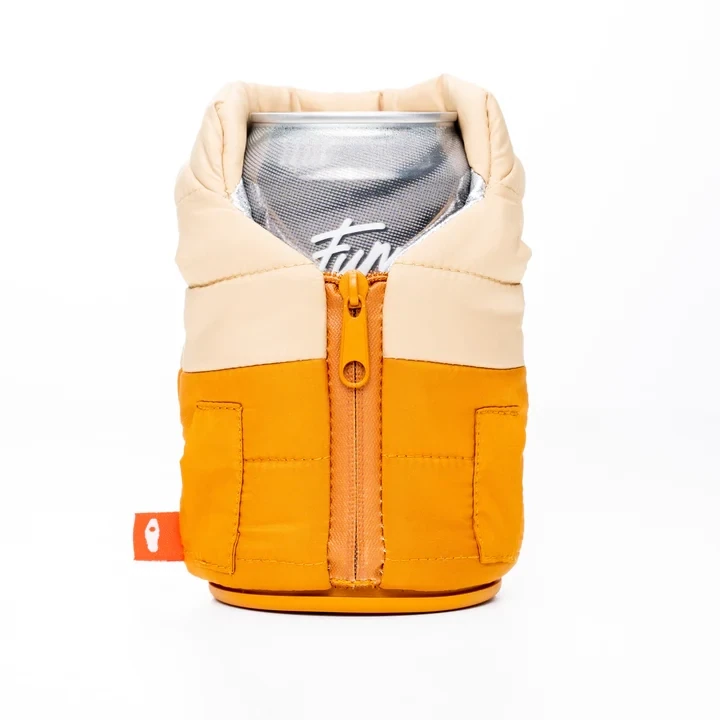 Coozie Puffy Vest Honey Brown