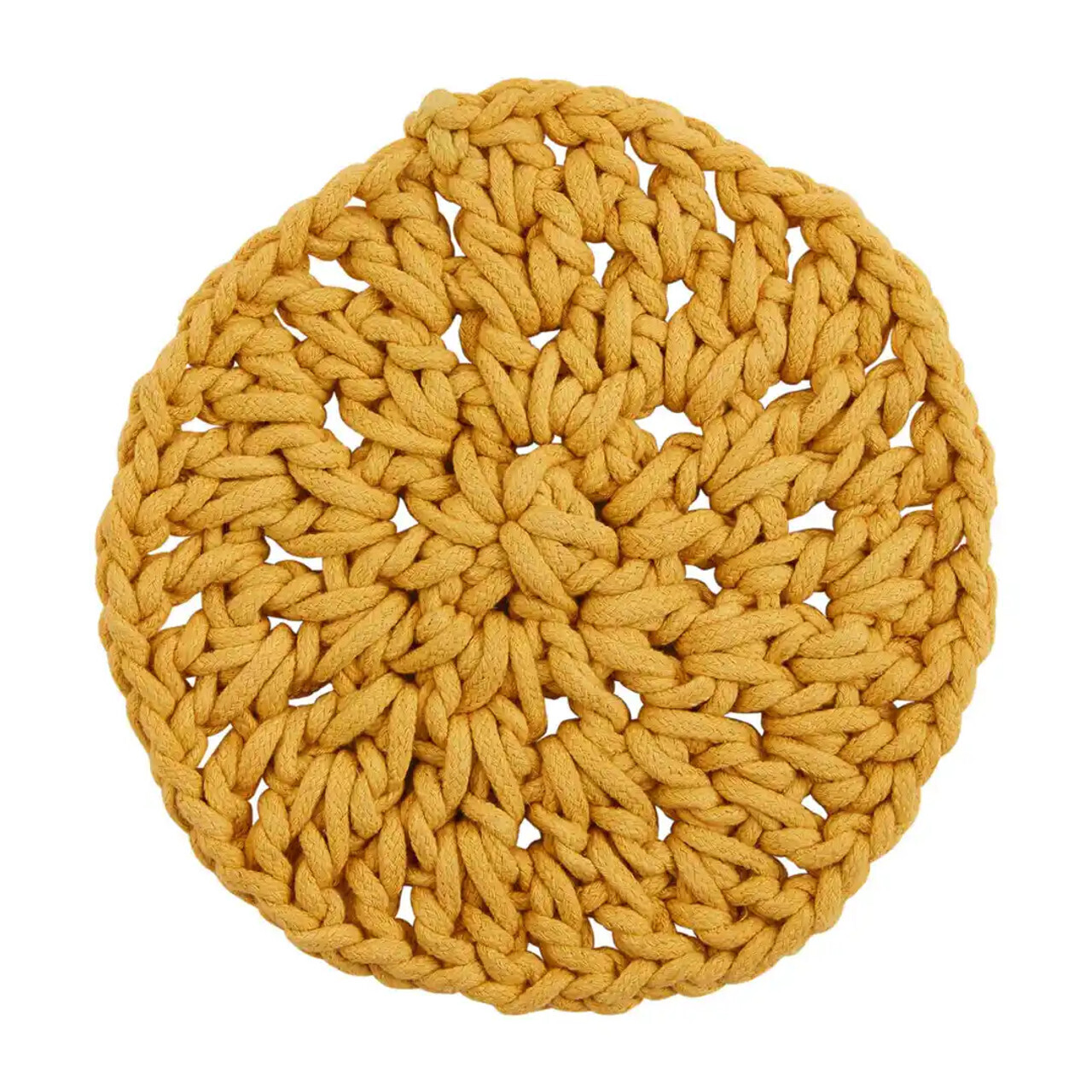 Trivet Knotted Cotton Mustard
