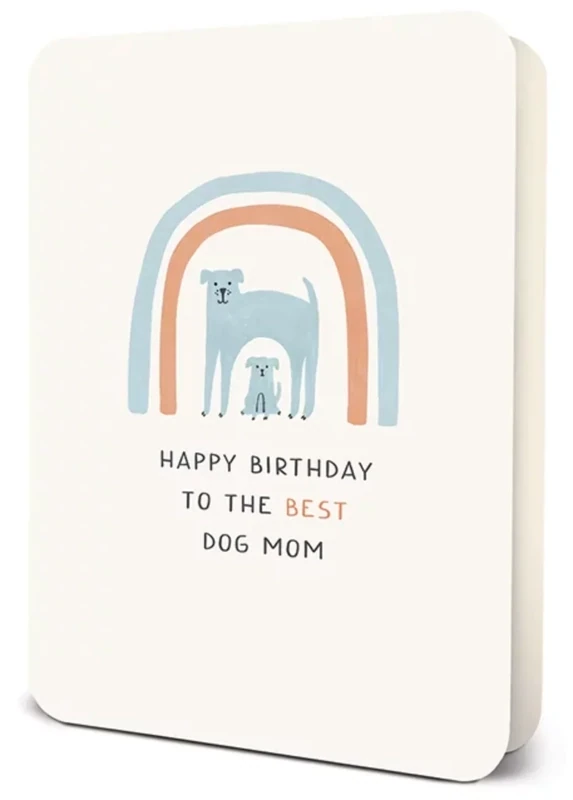 Card Happy Birthday To The Best Dog Mom
