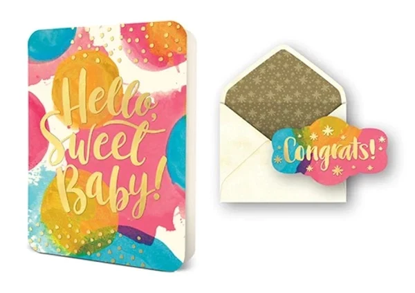 Card Hello Sweet Baby