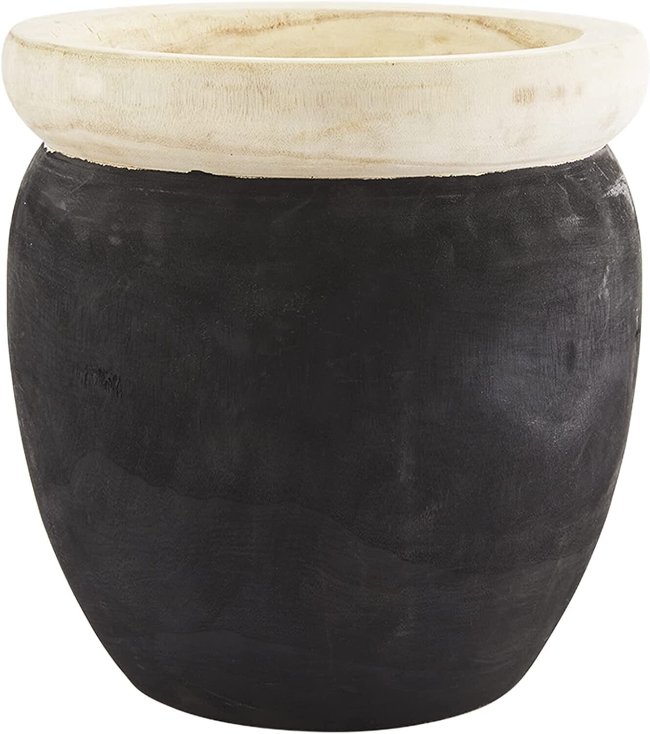 Global Pot Black Paulownia