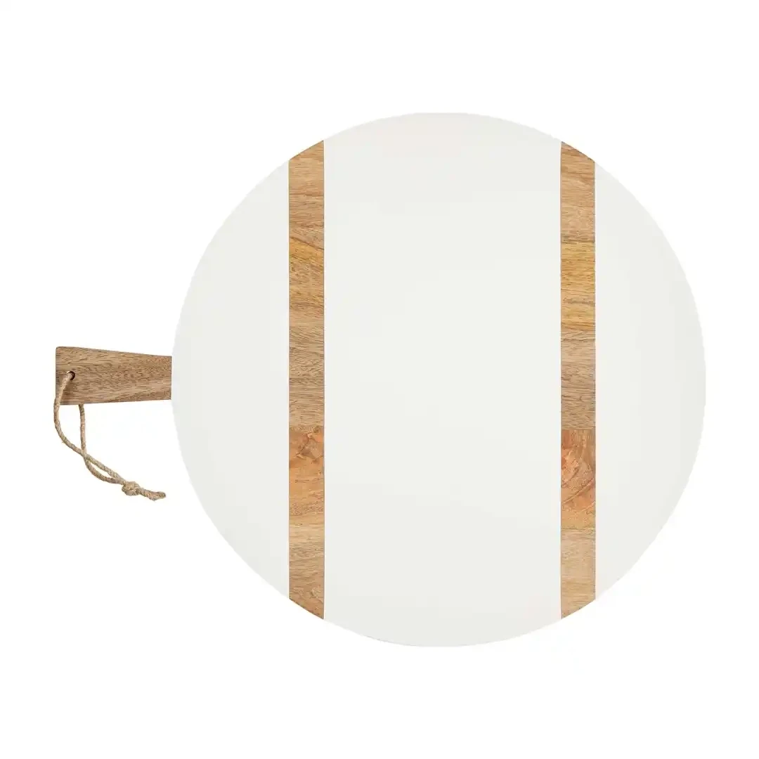 Board White Round Lg