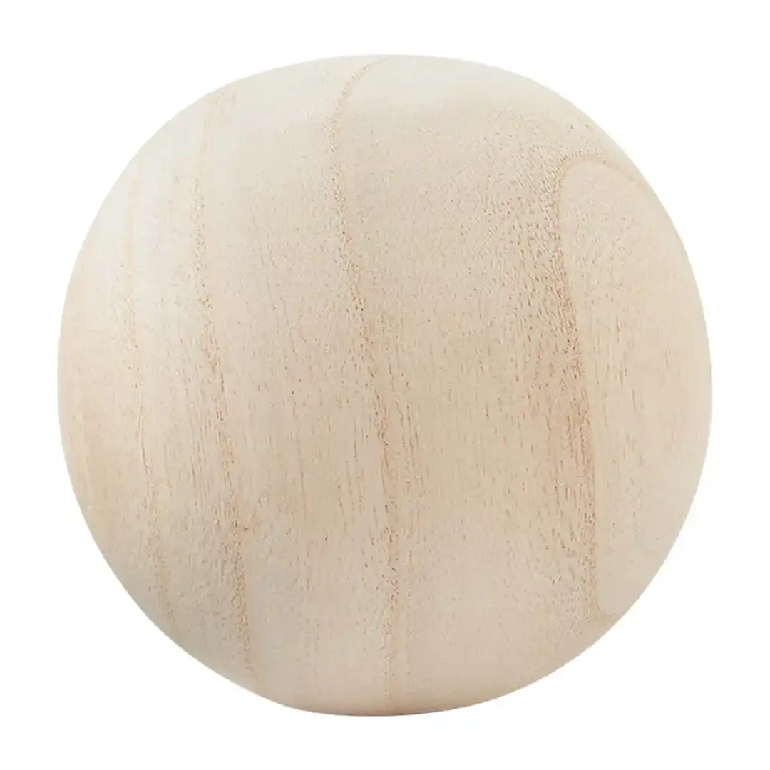 Paulownia Wood Ball Natural