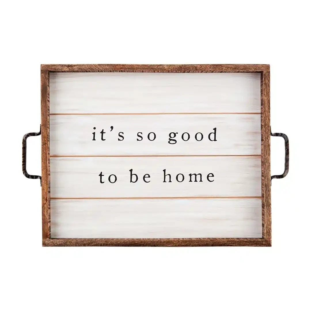 Plaque Good Home Tray
