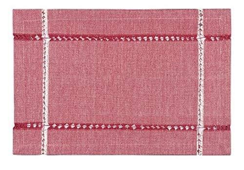 Placemat Red Knotted