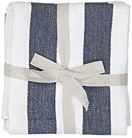 Towel Industrial Stripe Set Navy
