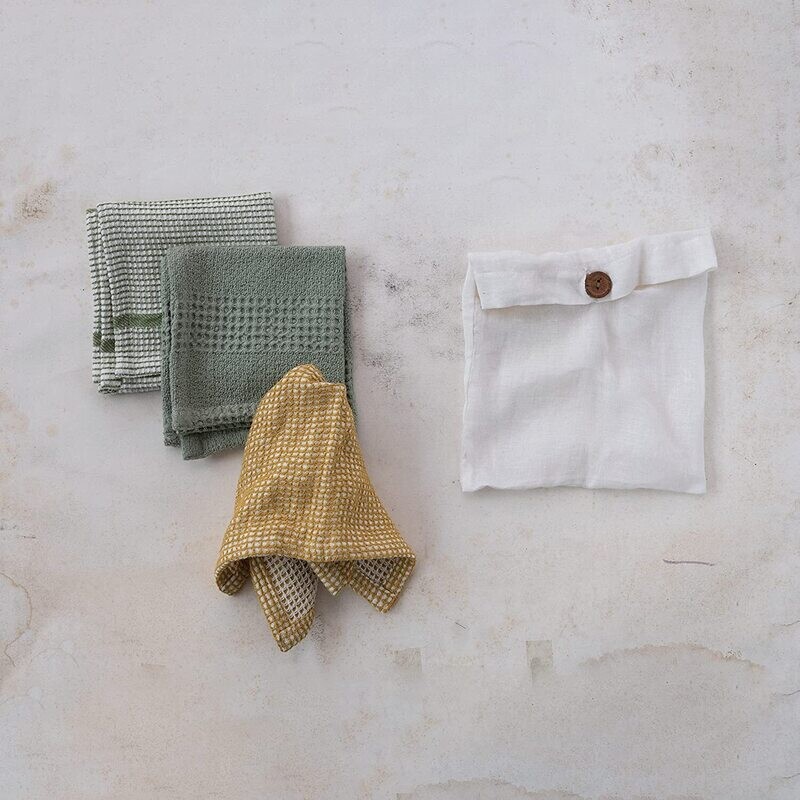 Towel Cotton Waffle Towel Set