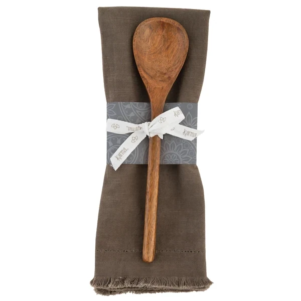 Towel W Spoon Mushroom