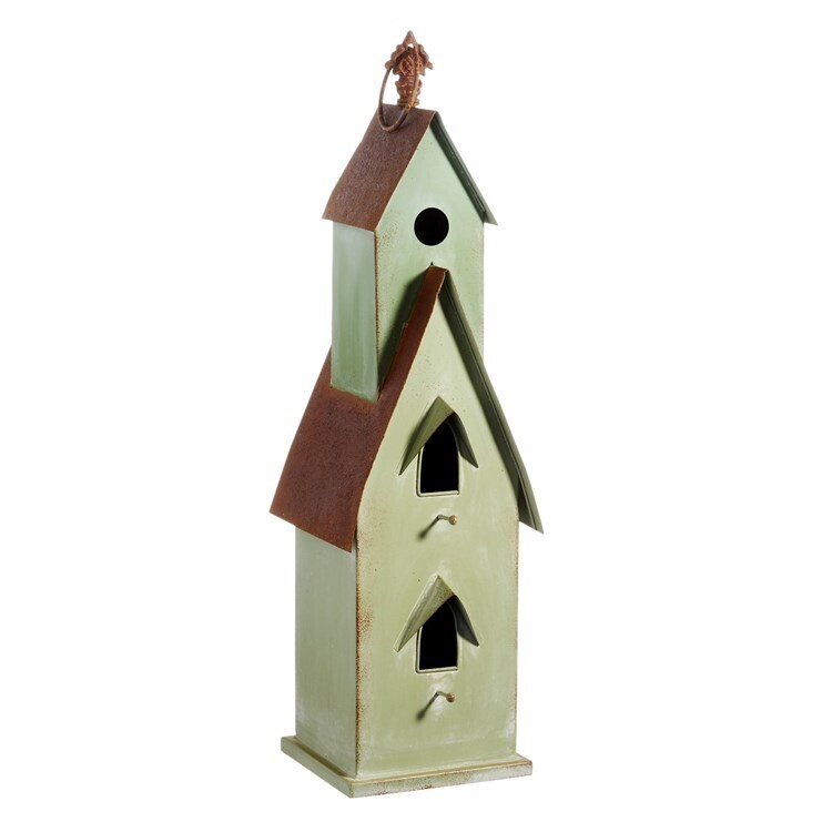 Plant Rustic Green Bird House