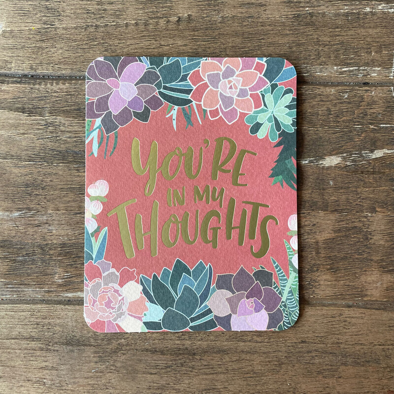 Card Succulents In My Thoughts
