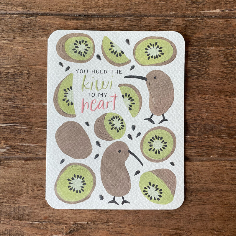 Card You Hold The Kiwi Heart
