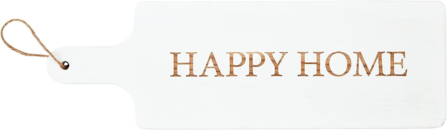 Wedding White Happy Home Wood Board
