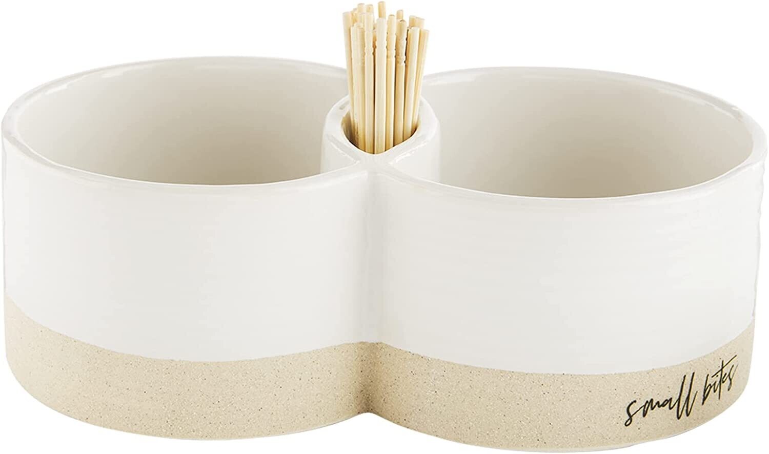 Stoneware Toothpick Sectioned Server