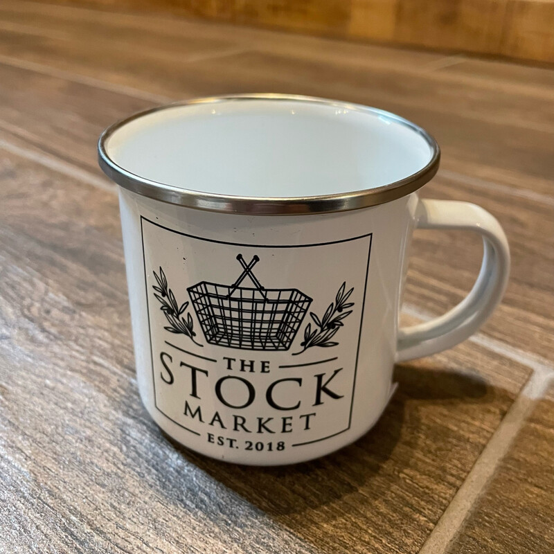 Mug Stock Market Enamel