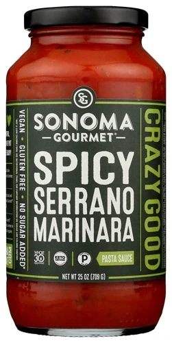 Sauce Spicy Serrano Marinara Qt