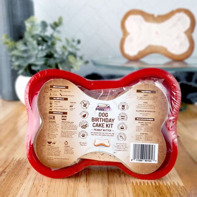 Pet Birthday Kit Peanut Butter