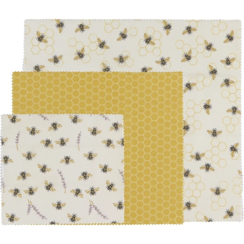 Bee Set/3 BWax Wrap Bees