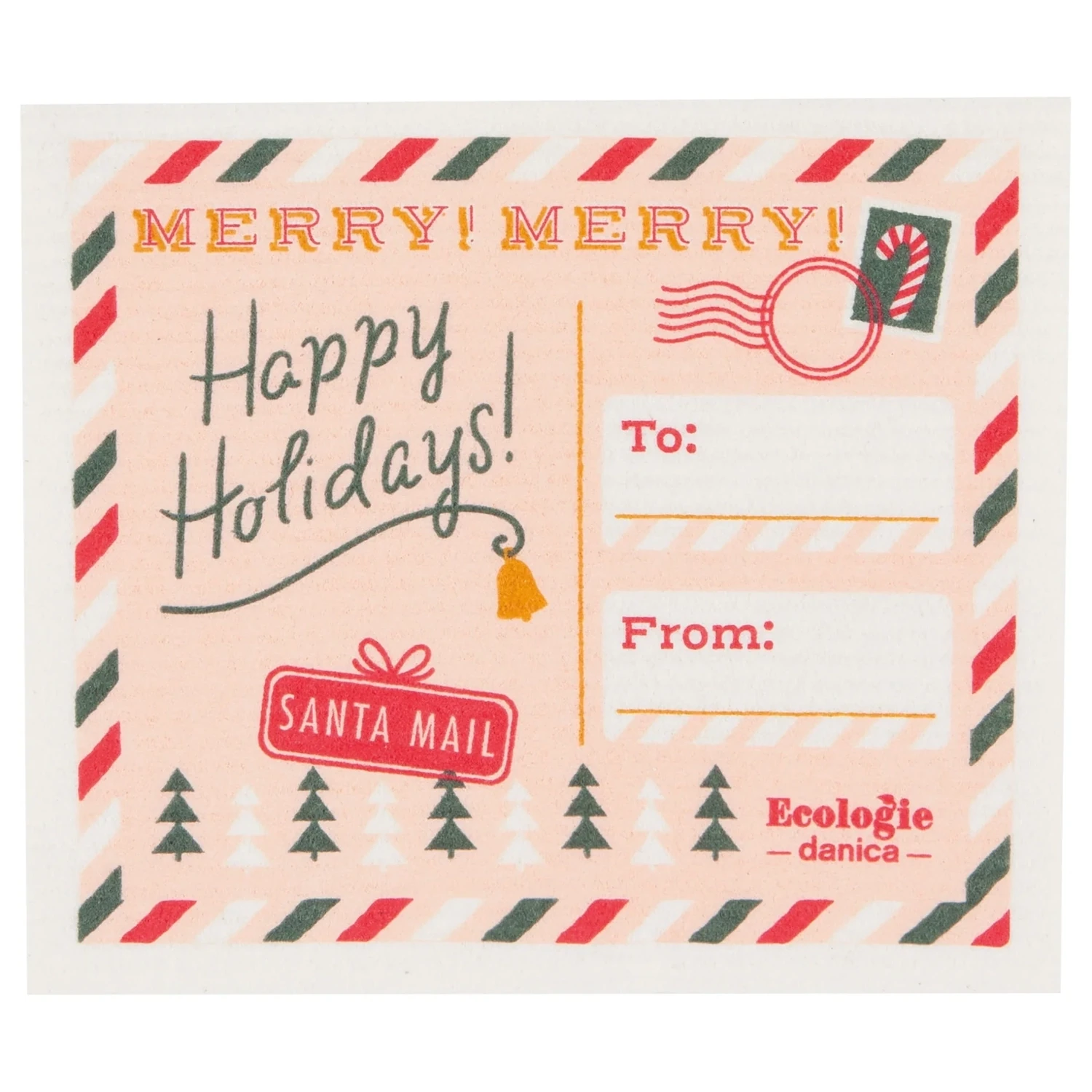 Xmas Swedish DC Postcard