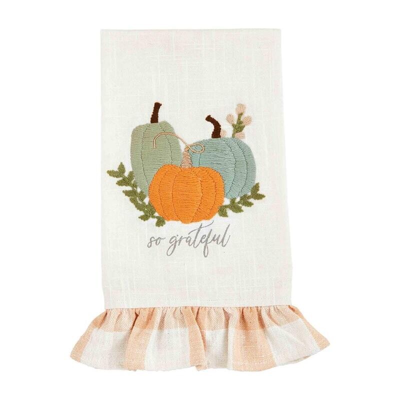 Fall Towel Three Pumpkin