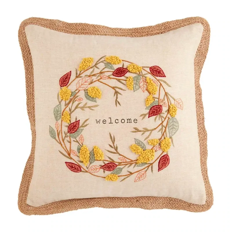 Fall Pillow Wreath Pattern