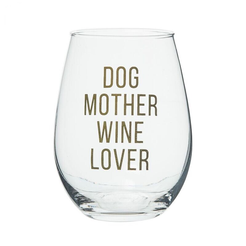 Bar Wine Glass Dog Mother