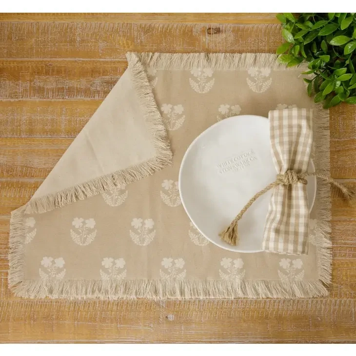 Placemat Floral Silhouette