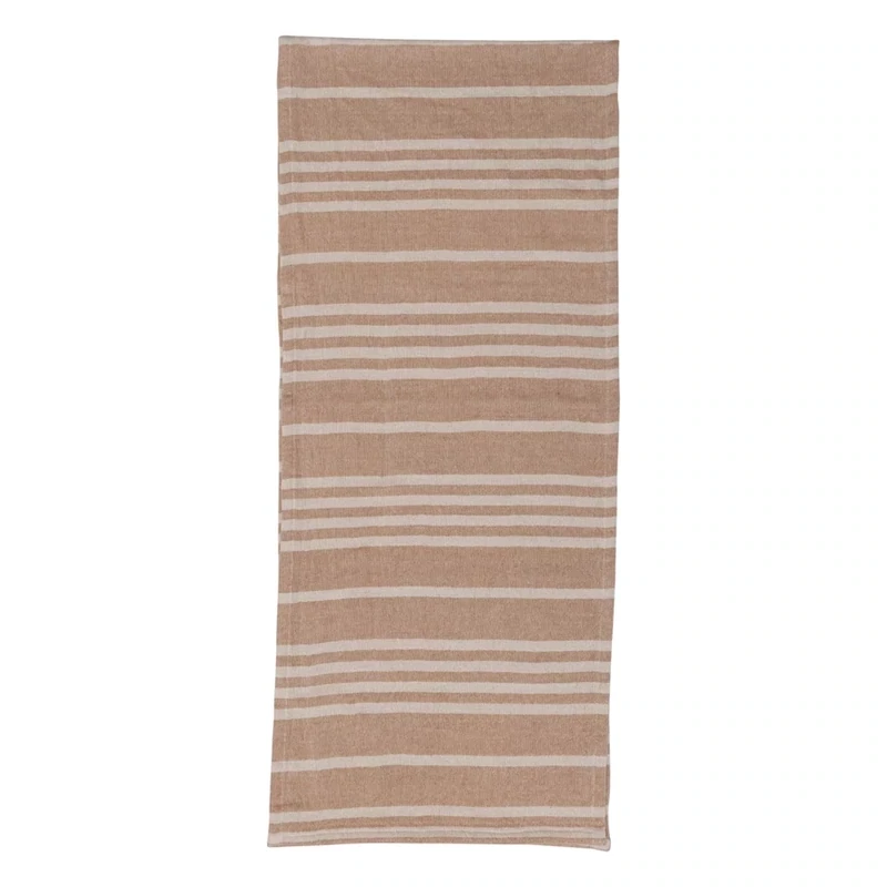 Table Runner Cotton Double Cloth Natural Tan