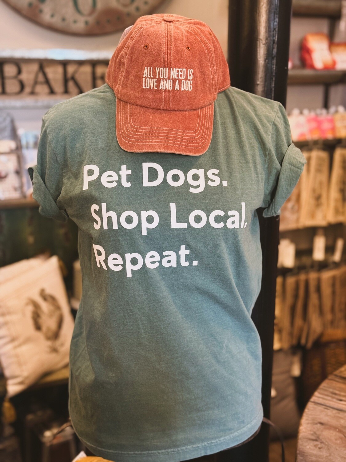 Tee Pet Dogs Shop Local, Size: X-Large