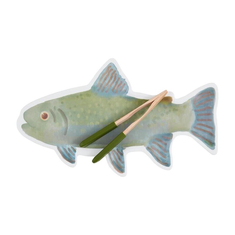 Lake Platter Fish Melamine Platter Set