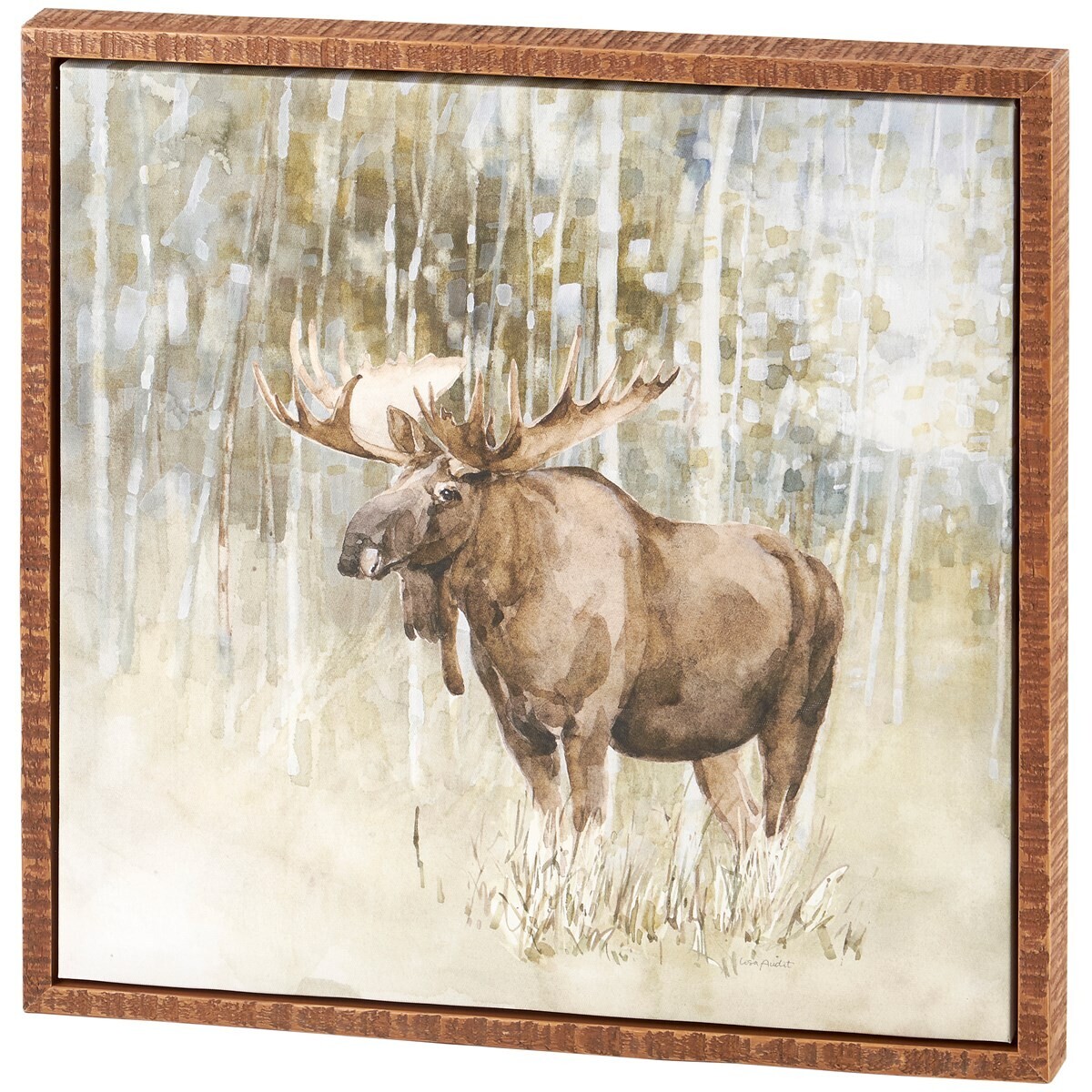 Wall Art Canvas Moose