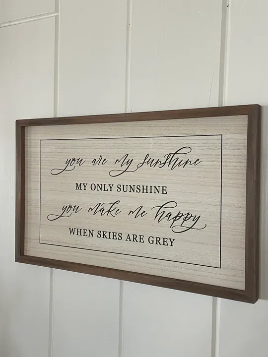 Framed Sign My Sunshine