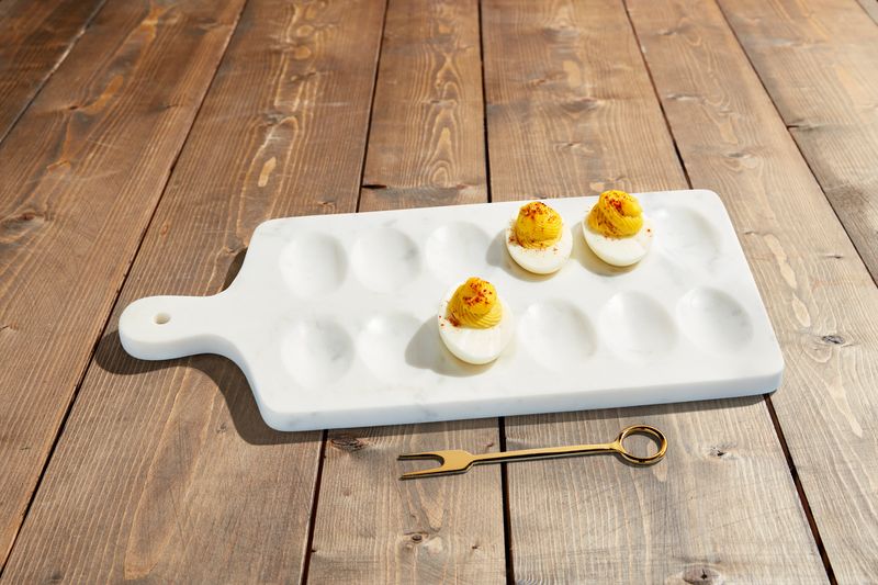Marble Devil Egg Board