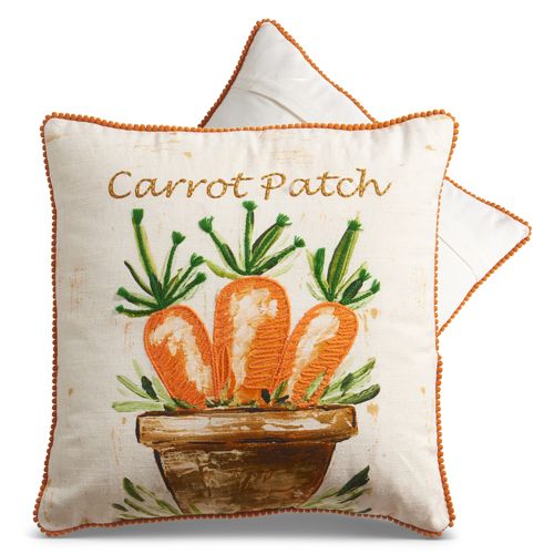 Pillow Carrot Patch