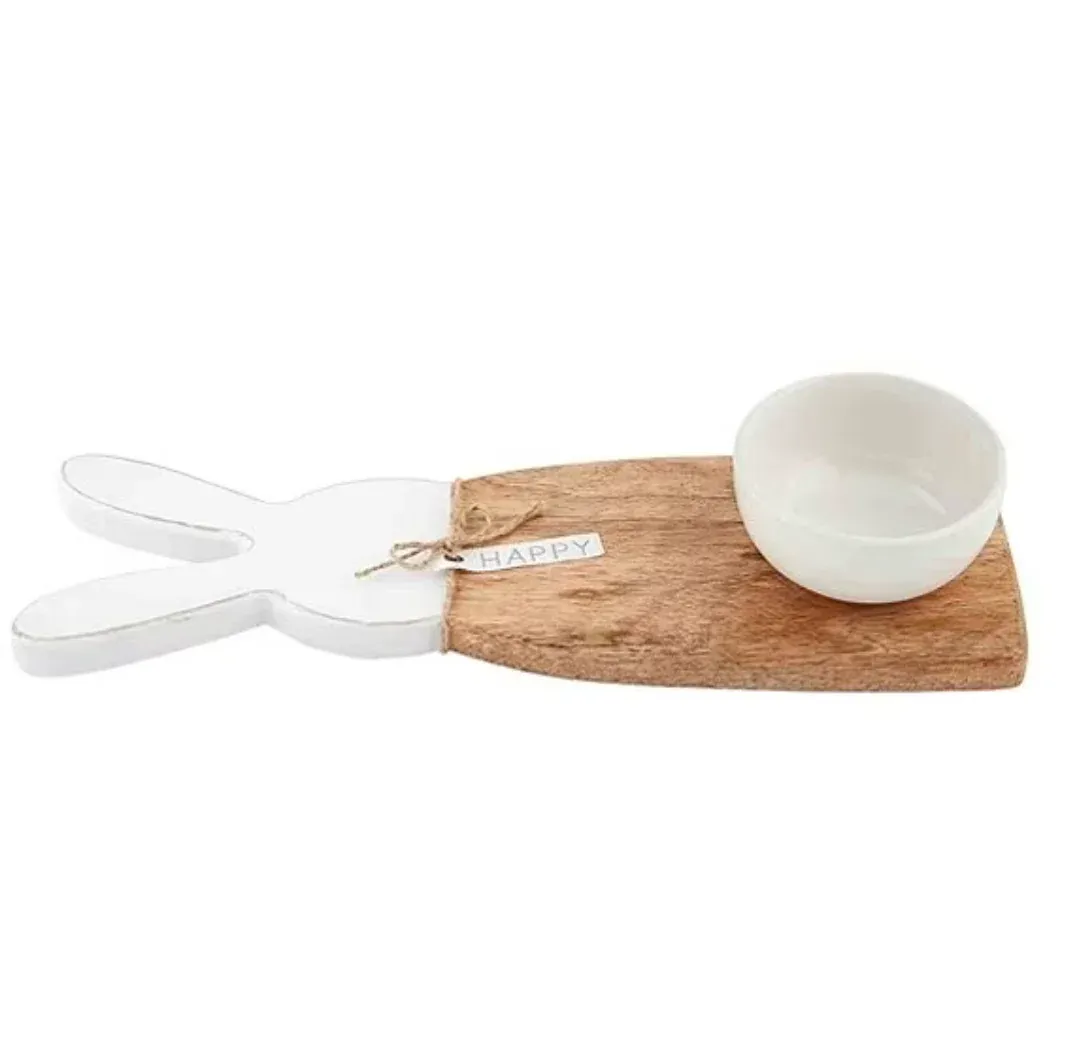 Spring Bunny Tray Dip Set