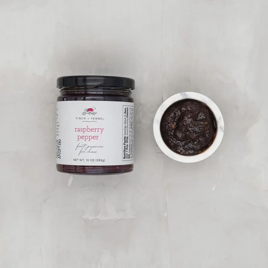 Raspberry Pepper Fruit Preserves