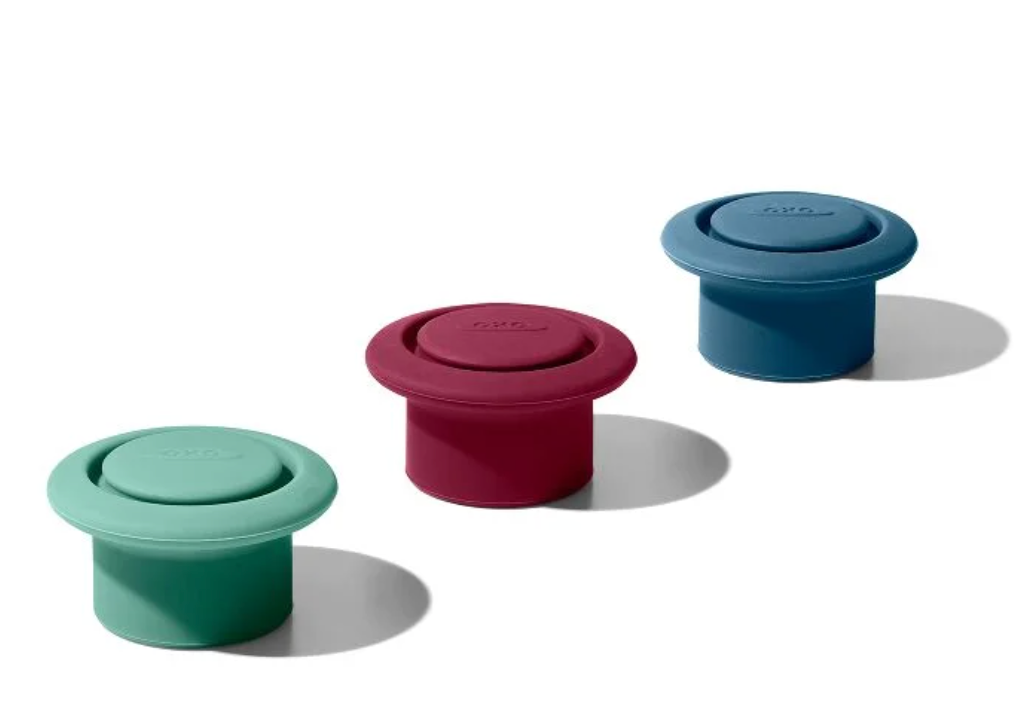 Silicone Wine Stoppers 3pack